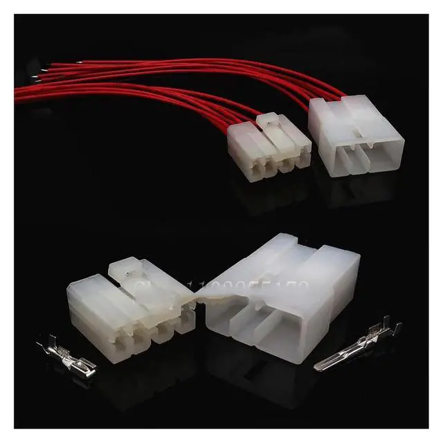 Alt view image 2 of 3 - 1 set 7 pin motorcycle automotive wiring harness automotive connector male and female connector(1 Set male)