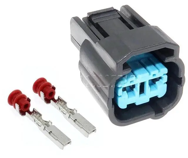 Main image of 1 set 2-pin 6189-0552HD K-Series RV LK Automotive Intake Sensor Socket Accord Fit Civic Odyssey CRV Transmission Connector(1 Set female)