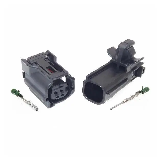 Alt view image 3 of 3 - 1 set 2-pin 6189-1161 6188-4797 90980-12416 Automotive ABS Wheel Speed Sensor Waterproof Wire Terminal Connector(1 Set male)