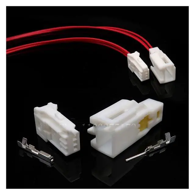 Alt view image 2 of 3 - 1 Set 3 Pin 3A03FW 3A0 3W Automotive Wiring Harness Connector Automotive Male Female Ribbon Terminal Connector(1 Set female)
