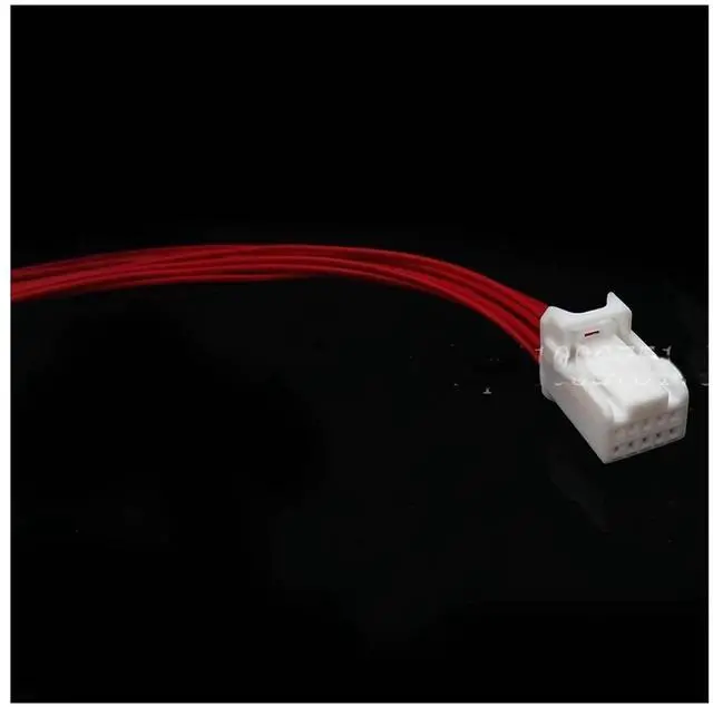 Main image of 1 set 10 pins 12368 6098-3869 6098-3909 Automotive anti-glare mirror cable connector Automotive terminal connector(Female 20cm wires)