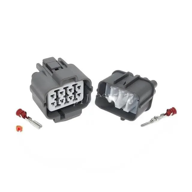 Alt view image 3 of 3 - 1 set 8-pin 6189-0134 6918-0332 6181-0075 6918-0333 Sumitomo HW 090 Series Male and Female Waterproof Connectors Automotive Connectors(1 Set male)