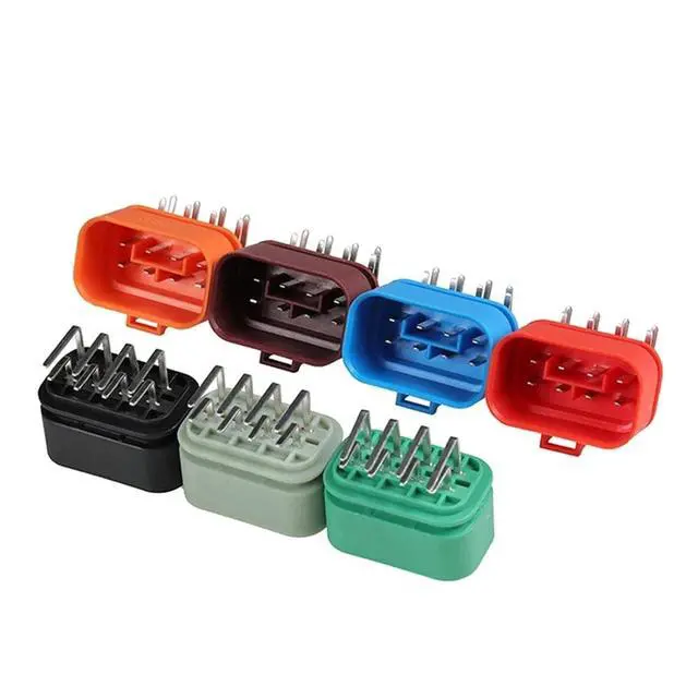 Alt view image 2 of 4 - 1 Set i 8 Pin 32006-TP2 2.8mm Connector Plastic Housing Plug Electric Wiring Harness Cable Multiple Slots Forms(Color:8p Female-01)