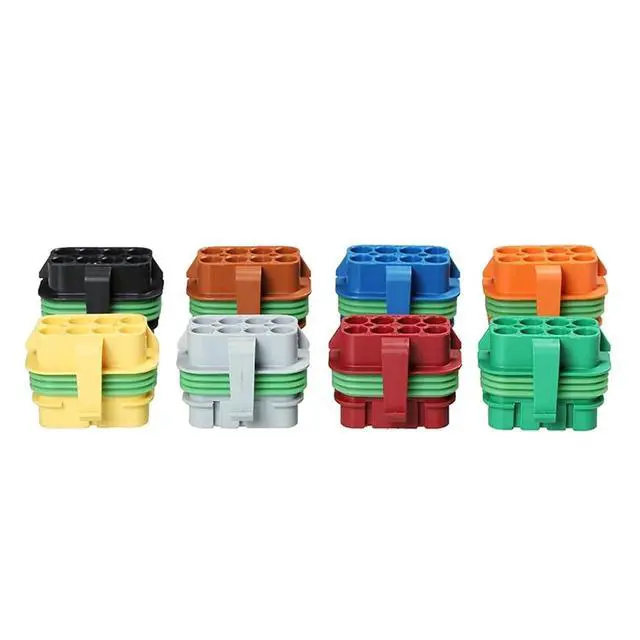 Alt view image 3 of 4 - 1 Set i 8 Pin 32006-TP2 2.8mm Connector Plastic Housing Plug Electric Wiring Harness Cable Multiple Slots Forms(Color:8p Female-01)