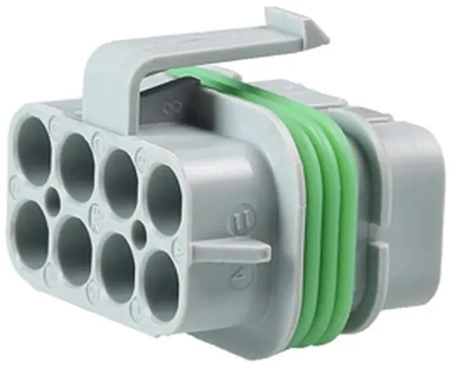 Main image of 1 Set i 8 Pin 32006-TP2 2.8mm Connector Plastic Housing Plug Electric Wiring Harness Cable Multiple Slots Forms(Color:8p Female-01)