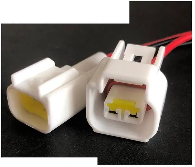 Main image of 7022y-2.3 waterproof plug of electric bicycle 2/3 / 4/6 / - 16 pin sealed connector of automobile harness wire length 15cm(2p strip line,5sets)