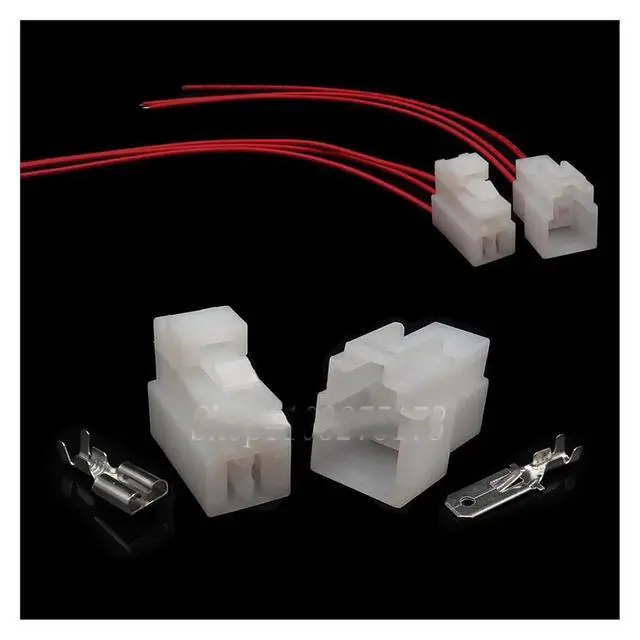 Alt view image 2 of 3 - 1 set 3-pin 7123-2237 7122-2237 male/female plastic connector automotive wiring harness connector(Female 20cm wires)