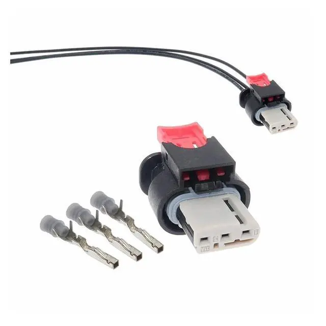 Alt view image 2 of 2 - 1 set 3 pins 35126369 Car Front and Rear Reversing Wire Cable Connector Car Waterproof Wiring(1 Set female)