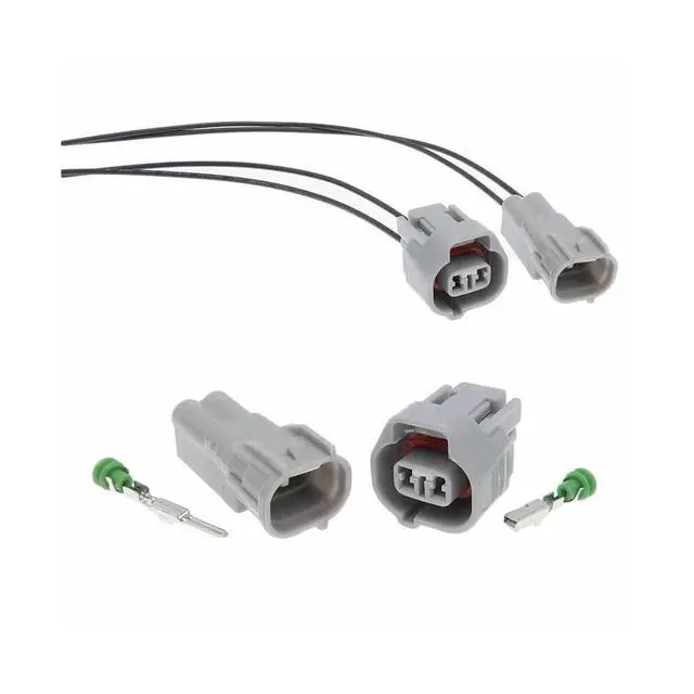 Alt view image 2 of 3 - 1 set 2 pins 6188-0266 6189-0239 6189-0249 90980-11155 Automotive Accessories Automotive Wiring Connector Terminal Linker(1 Set male)