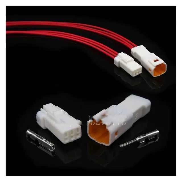 Alt view image 2 of 3 - 1 set 3-pin 03R-JWPF-VSLE-S 03T-JWPF-VSLE-S automotive car waterproof cable connector(Male 20cm wires)