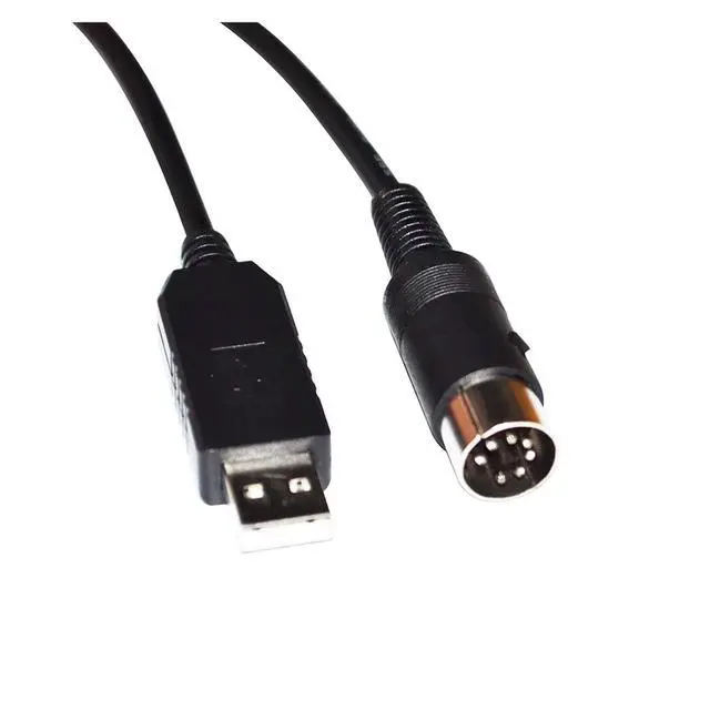 Alt view image 2 of 2 - FT232RL USB to DIN 7P Male RS232 Serial Programming Communication Cable for LOGICDATA Controller Compatible ACS-CB-USBPROG2(5M)
