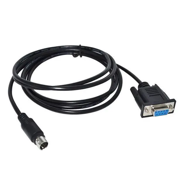 Alt view image 3 of 6 - RS422 Interface DB9 D-SUB 9PIN to MINI DIN 8P MD8 Male Operating Unit Connect to MITS~BISHI Electric PLC 6XV1440-2P Cable(5M,DB9 M to MD8)