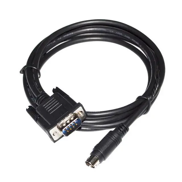 Alt view image 4 of 6 - RS422 Interface DB9 D-SUB 9PIN to MINI DIN 8P MD8 Male Operating Unit Connect to MITS~BISHI Electric PLC 6XV1440-2P Cable(5M,DB9 M to MD8)