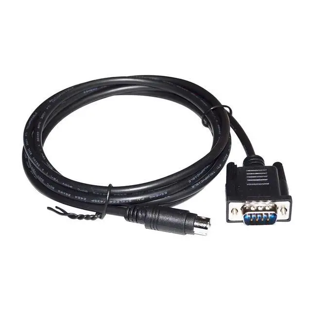 Alt view image 5 of 6 - RS422 Interface DB9 D-SUB 9PIN to MINI DIN 8P MD8 Male Operating Unit Connect to MITS~BISHI Electric PLC 6XV1440-2P Cable(5M,DB9 M to MD8)