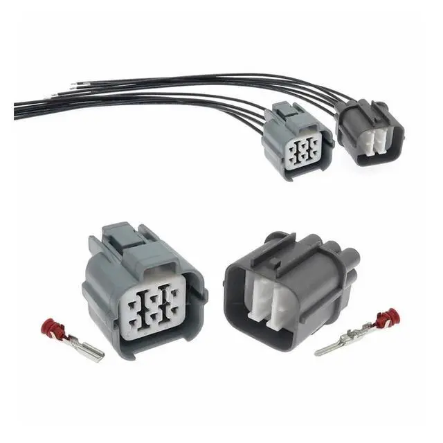 Alt view image 2 of 3 - 1 set 6-pin 6181-0074 6189-0133 Automotive Motor Automotive Window Lifter Waterproof Cable Connector Connector(1 Set male)