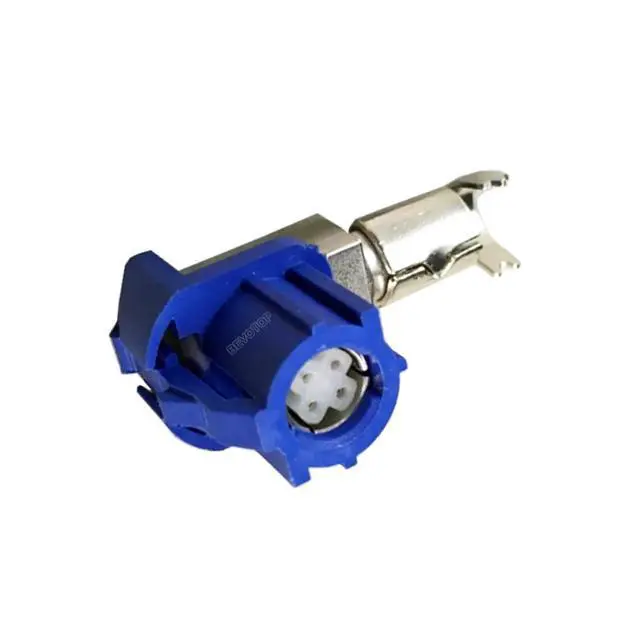 Alt view image 4 of 6 - 1PCS 4 Pin Code A/B/C/D/G/H/J/K/Z HSD LVDS Connector Right Angle Female Jack Crimp Assembly for Dacar 535 4 Core Coaxial Cable (Color : HSD Code J F90)