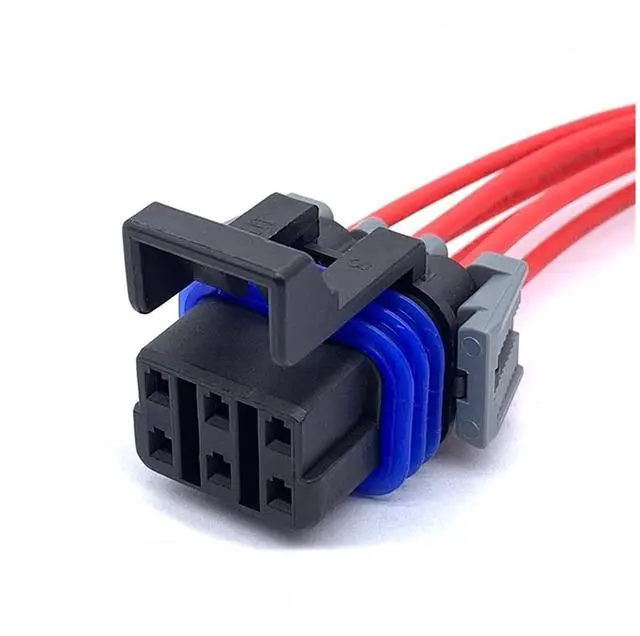 Main image of 6 Pin Auto Metri-Pack 150 GT Waterproof Electronic Connector Wire Harness Female Motor 12052848(Size:5 Pcs)