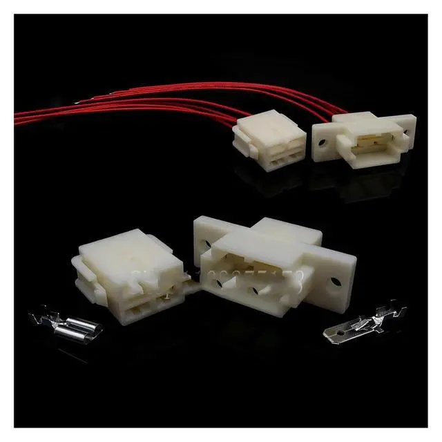 Alt view image 2 of 3 - 1 set 4-pin automotive male and female automotive high power cable connector with cable connector(1 Set male)