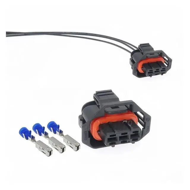 Alt view image 2 of 2 - 1 set 3 pins 1928403966 Automotive Sensor Connector(Female 20cm wires)