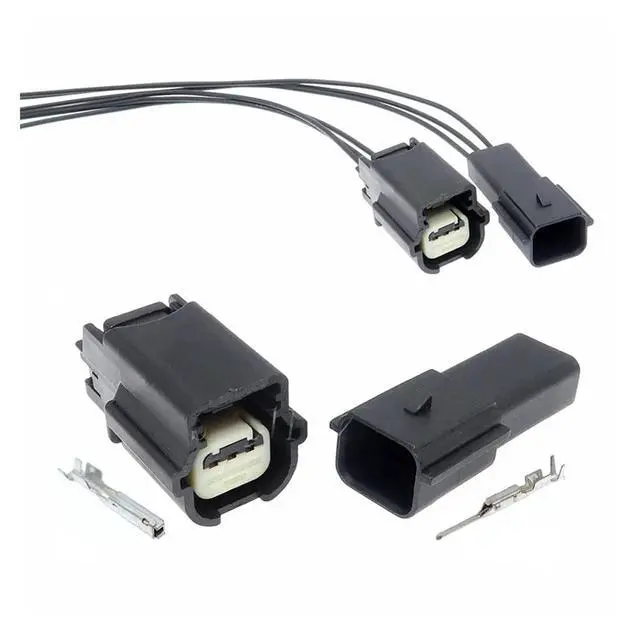 Alt view image 2 of 3 - 1 set 3-pin 31404-3110 34975-3100 Car Reverse Waterproof A/C Switch Connector(1 Set male)
