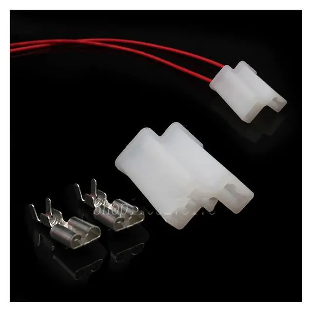 Alt view image 2 of 2 - 1 set 2 pins 02973385 Automotive with wire wiring Automotive wiring harness adapter Automotive accessory connector(Female 20cm wires)
