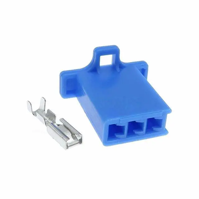 Main image of 1 set 3-pin 6030-3991 6040-3111 Blue Automotive Wire Harness Connector Male to Female Mating Adapter Connector(1 Set female)