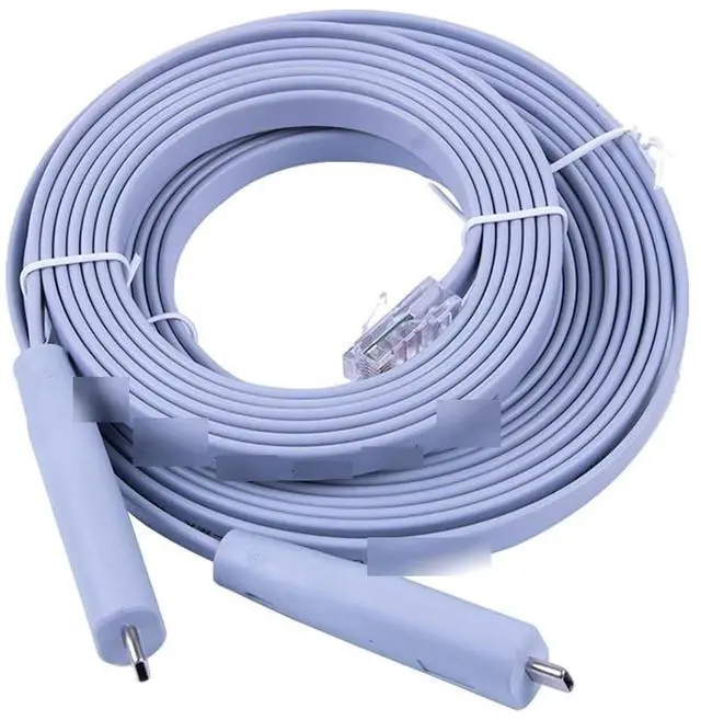 Main image of Console Cable USB 6FT Type-C to Rj45 RS232 Compatible with Windows 8/7 Vista Linux Cisco Extension 6ft 12ft Cable (Size : 6ft, Color : Blue)