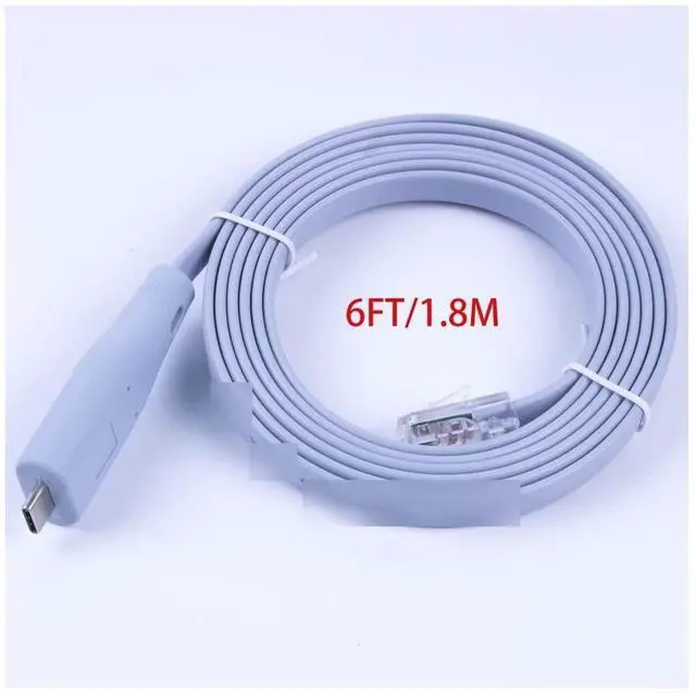 Alt view image 2 of 6 - Console Cable USB 6FT Type-C to Rj45 RS232 Compatible with Windows 8/7 Vista Linux Cisco Extension 6ft 12ft Cable (Size : 6ft, Color : Blue)