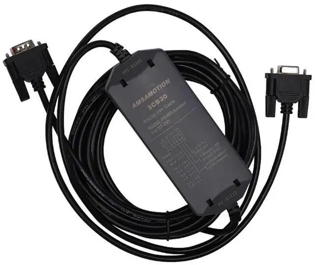 Main image of RS232 PPI Cable PC-RS232 PPI-RS485 Isolated for S7-200 PLC Programming Cable 6ES7901-3CB30-0XA0 Support WIN7/XP(PC-PPI Isolation)