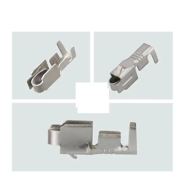 Alt view image 3 of 3 - 20/50/100/200 Pcs G263 Brass Tinned Car Fuse Holder Terminal Fuse Box Female Terminals Crimp Wiring Connector Pins H62 BX2152-2(Color:Beige,Size:50 pcs)