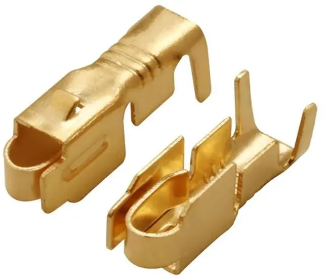Main image of 20/50/100/200 Pcs G263 Brass Tinned Car Fuse Holder Terminal Fuse Box Female Terminals Crimp Wiring Connector Pins H62 BX2152-2(Color:Beige,Size:50 pcs)
