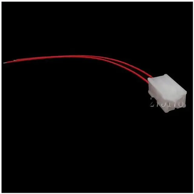 Main image of 1 set 2-pin automotive connector female-male harness with terminal block connector(Female 20cm wires)