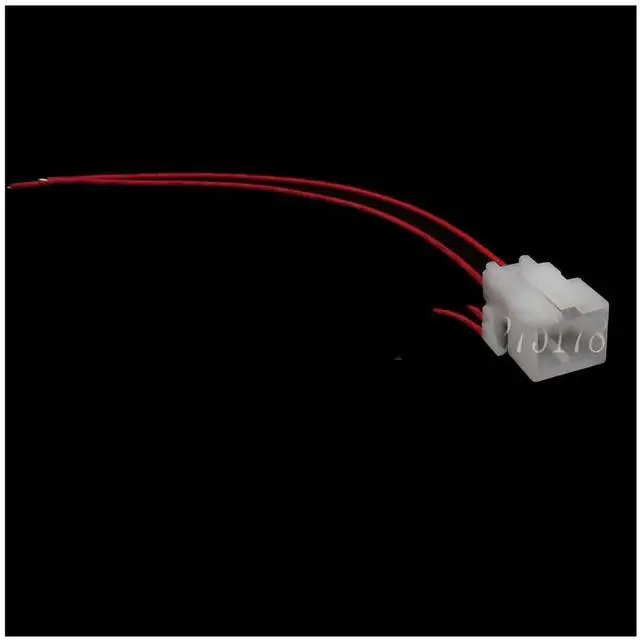 Main image of 1 set 2-pin automotive connector female-male harness with terminal block connector(Male 20cm wires)