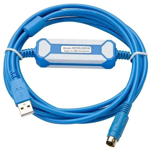 Main image of USB-FBS-232P0-9F Suitable Fatek FBS FB1Z B1 Series PLC Gold-Plated Interface Programming Cable USB Version to RS232 Adapter, 2.5M