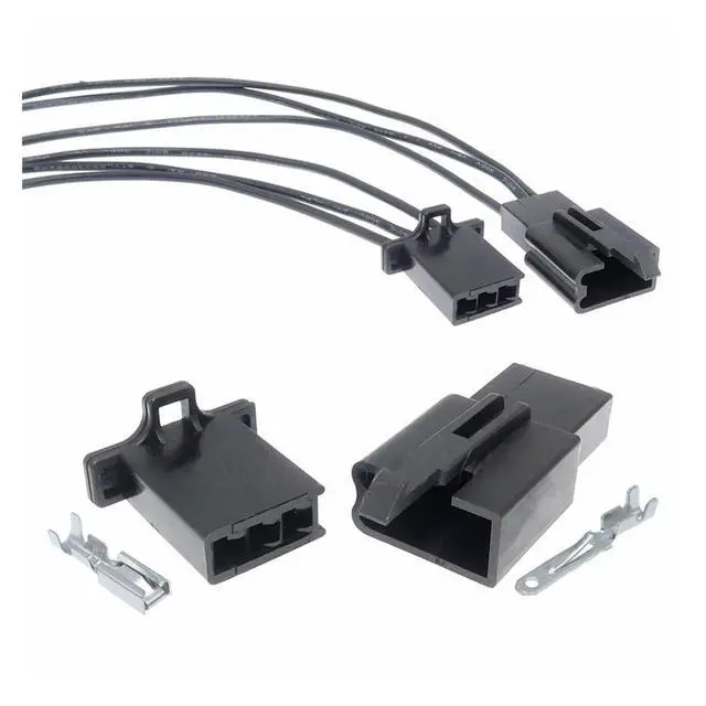 Alt view image 2 of 2 - 1 set 3-pin 6030-3991 6040-3111 Automotive Male Female Plastic Housing Wiring Harness Auto Parts Connector(1 Set male)