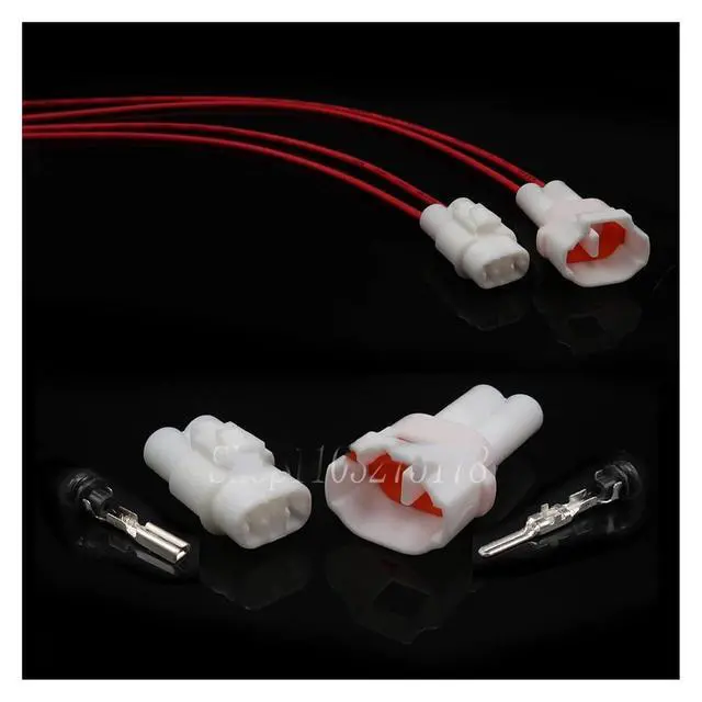 Alt view image 2 of 3 - 1 set 2 pins 6187-2171 6180-2181 Automotive Harness Waterproof Automotive Wire Connector with 15cm Wire Connector(1 Set female)