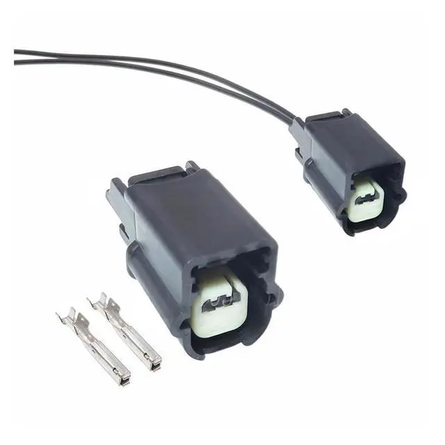Alt view image 2 of 2 - 1 set 2 pins 31403-2100 Automotive Hood Lock Cable Automotive Cable Connector(1 Set female)