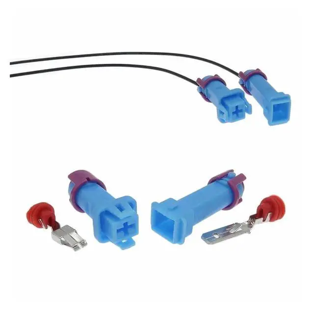 Alt view image 2 of 2 - 1 set 1 pin 813972924 813972925 Automotive wire connector Automotive air conditioning cable connector(Female 20cm wires)