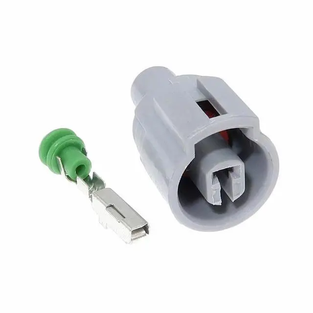 Main image of 1 set 1 pin automotive oil sensor waterproof cable reverse connector(1 Set female)