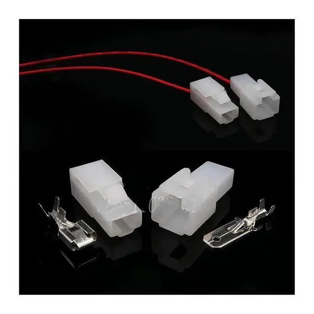 Alt view image 2 of 2 - 1 set 1 pin 7123-2115 7122-2810 Automotive harness male and female cable connector with connector(Female 20cm wires)