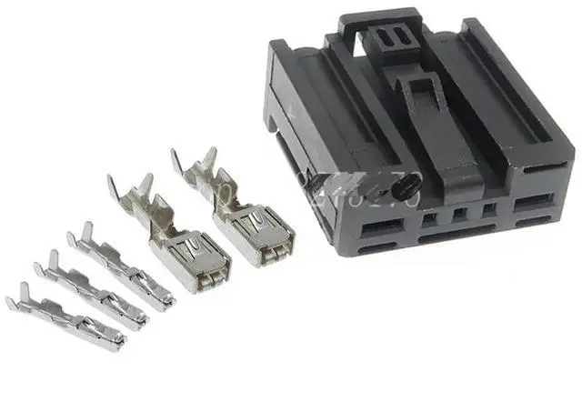 Main image of 1 set of 5-pin 1379217-1 1379218-1 1379217-3 1379218-3 Automotive Harness Wiring Connector with Terminals(1 Set female)