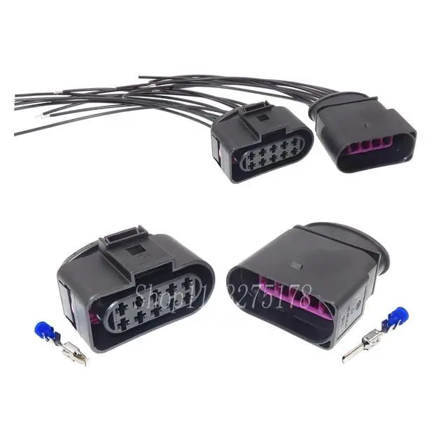 Alt view image 2 of 3 - 1 set 10 pins 1jvw 3835 1jaudi 3735 6rvw 3735 Automotive 1813346-1 493577-1 Automotive accessoires terminal connector(1 Set female)