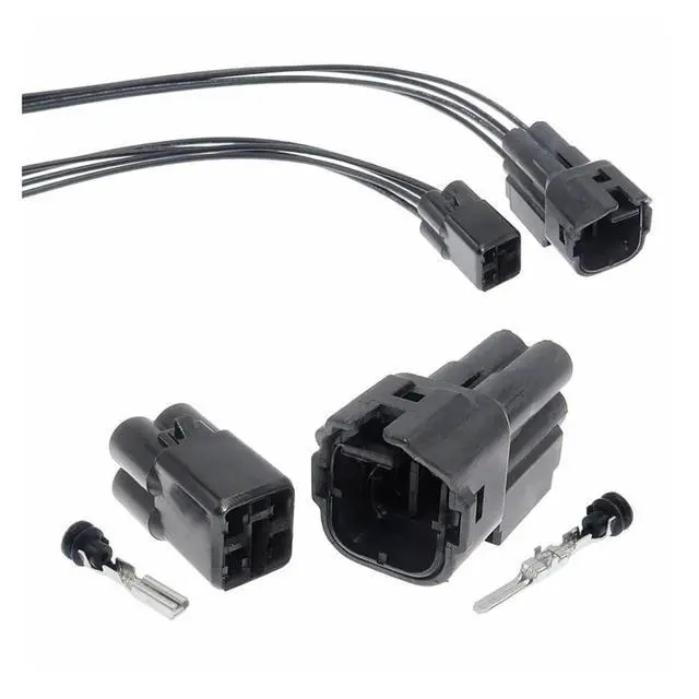 Alt view image 2 of 3 - 1 set 4 pins 6187-4442 6180-4182 Automotive Waterproof Connector Automotive Parts Automotive Male and Female Wiring Harness Connector(1 Set female)