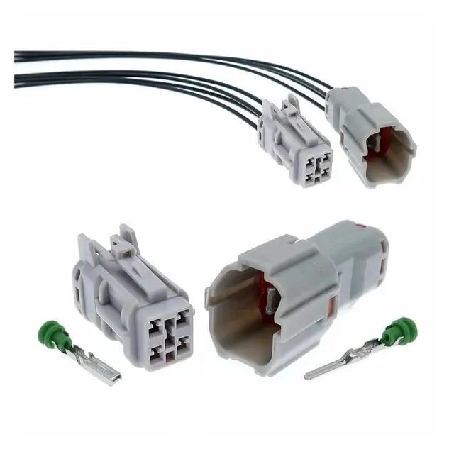 Alt view image 2 of 3 - 1 set of 2-pin 7222-7444-40 7123-7444-40 MG640333 MG610331 Automotive Wire Male and Female Connector Connector(1 Set male)