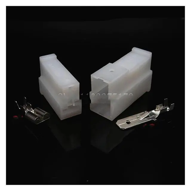 Alt view image 3 of 3 - 1 set of 2-pin 161971989 161971988 automotive connectors automotive wiring harness male and female connectors(Female 20cm wires)