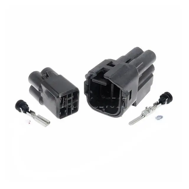 Alt view image 3 of 3 - 1 set 4 pins 6187-4442 6180-4182 Automotive Waterproof Connector Automotive Parts Automotive Male and Female Wiring Harness Connector(1 Set female)
