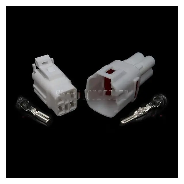 Alt view image 3 of 3 - 1 set 4-pin 6188-0004 6180-4771 Automotive LED Running Lights Wire and Cable Waterproof Connector Connector(1 Set female)