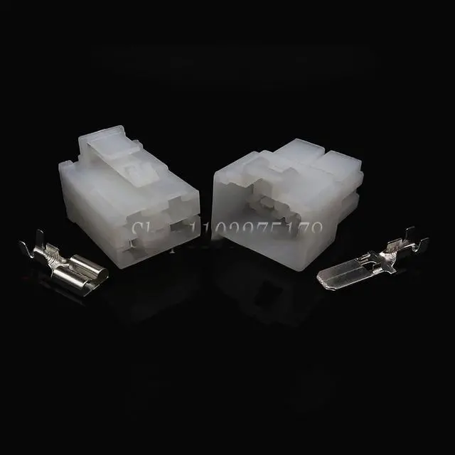 Alt view image 3 of 3 - 1 set 4-pin 172133-1 7122-2840 7123-2840 Non-Sealing Kit Automotive Wiring Harness Male and Female Connectors Sensor Connectors(1 Set male)