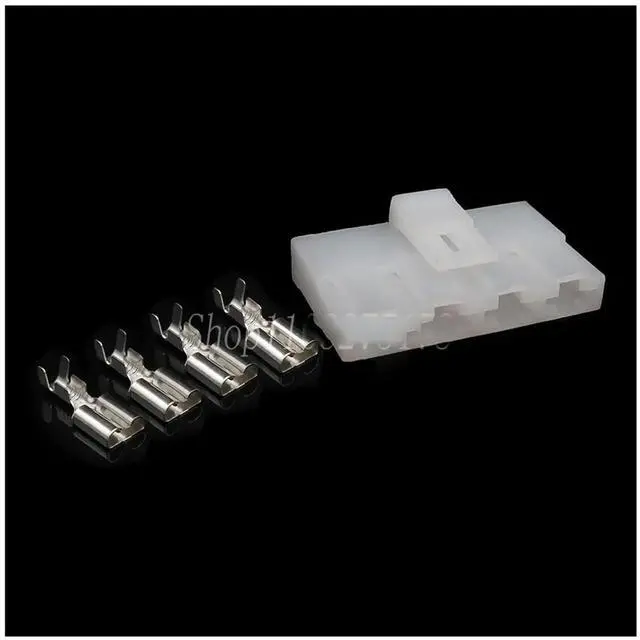 Main image of 1 set 4-pin automotive non-sealed tape terminal PP0323802 New energy automobile wiring harness connector connector(1 Set female)