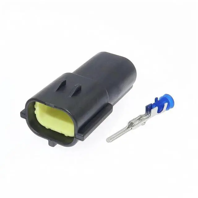Main image of 1 set 2 pins 174352-2 174354-2 Automotive Engine Wire Header Automotive Waterproof Cable Connector(1 Set male)